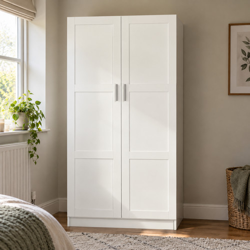 White wardrobe door 160cm - white,