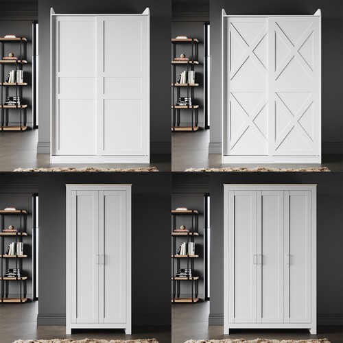 Door matt wooden - door, wardrobe