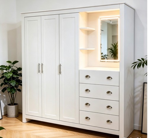 Modern door wardrobe with - 3-door,
