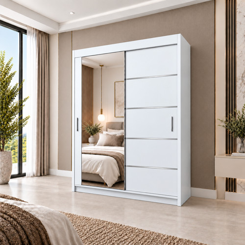 Linden mirrored sliding door - linden,