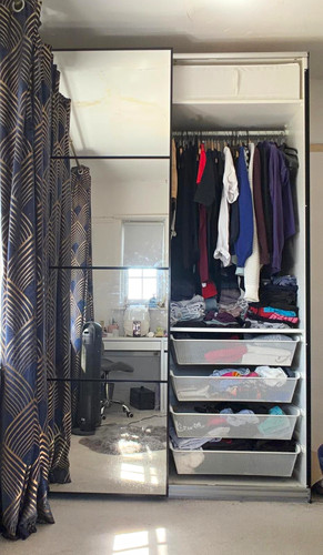 Ikea mirrored door sliding - 2,