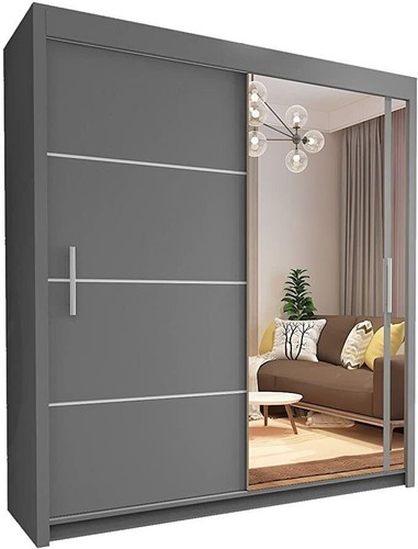 Modern double mirror - double, sliding