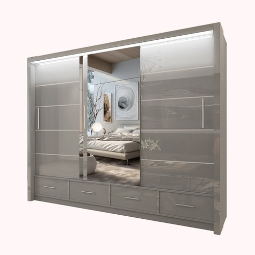 Modern high gloss 3 - &3, sliding